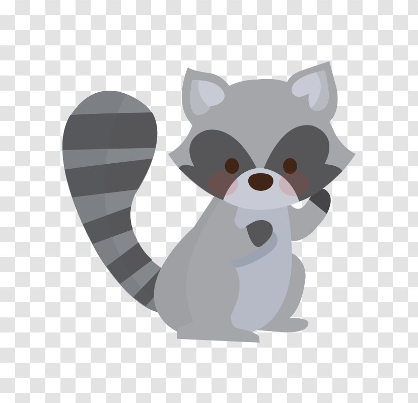 Cuteness - Mammal - Vector Cute Raccoon Transparent PNG