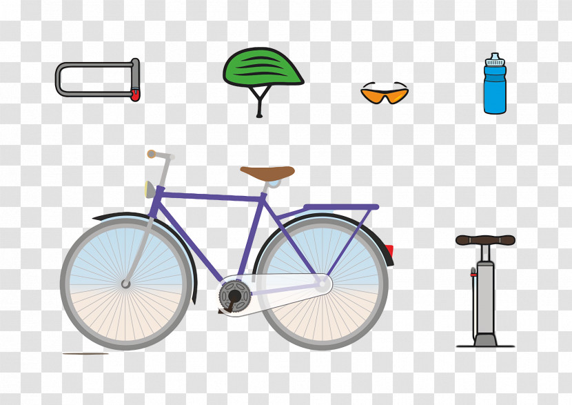 Bicycle Frame Bicycle Bicycle Wheel Bicycle Saddle Bicycle Handlebar Transparent PNG