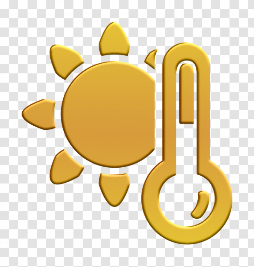 Weather Icon Mercury Thermometer With Sun Icon Weather Icon Transparent PNG