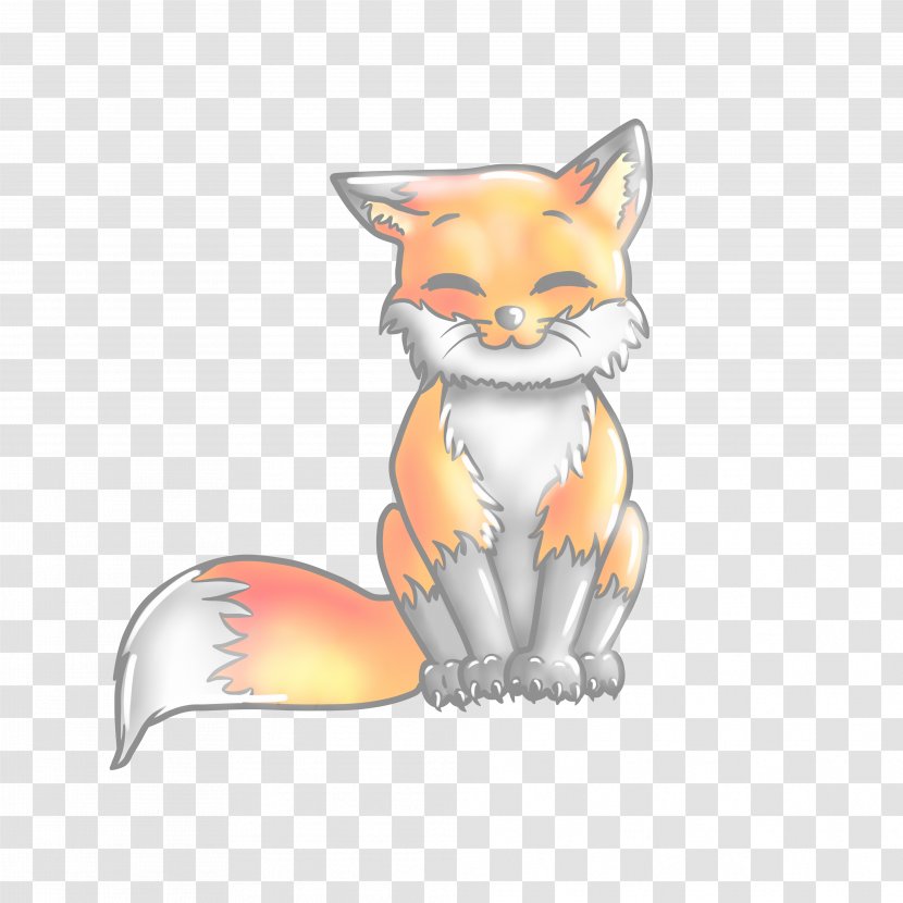 Fox Drawing Kavaii - Flower Transparent PNG