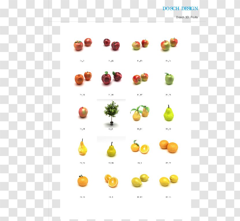 Fruit Modo Cinema 4D AutoCAD DXF - Auglis - 3d Fruits Transparent PNG