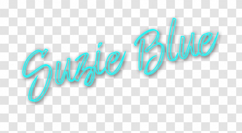 Blue Logo Teal - Text - Neon Sign Transparent PNG