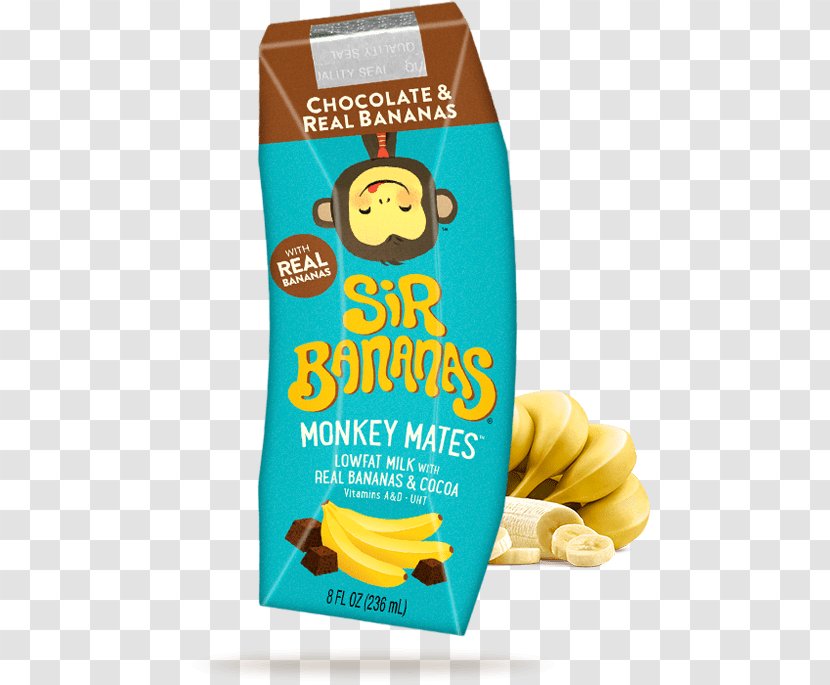 Banana Flavored Milk Junk Food - Whitewave Foods Transparent PNG