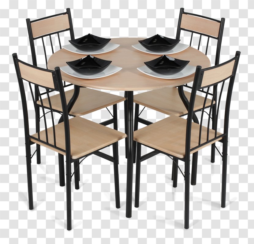 Table Chair Dining Room Matbord Furniture - Couch - Set With 4 Chairs Transparent PNG