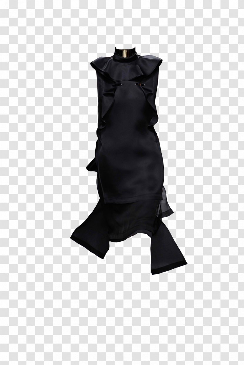 Shoulder Dress Neck Black M - Extravagance Transparent PNG