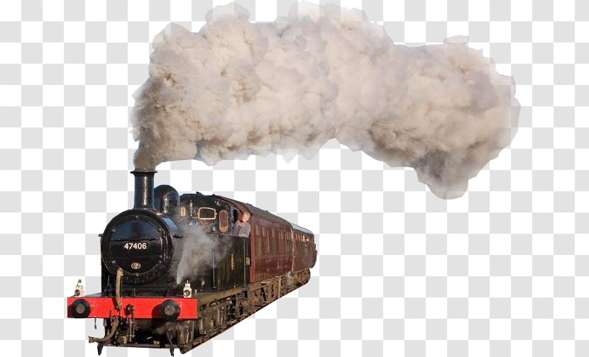Train Rail Transport Steam Locomotive - Indian Railways Transparent PNG