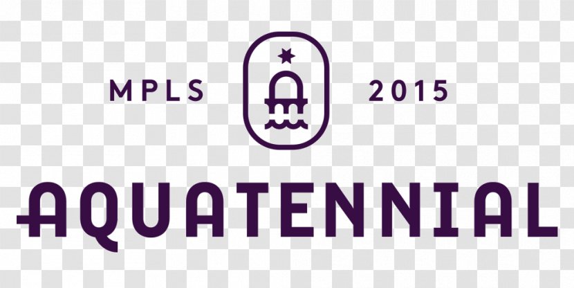 Minneapolis Aquatennial Logo Zeus Jones Brand Font - Purple Transparent PNG