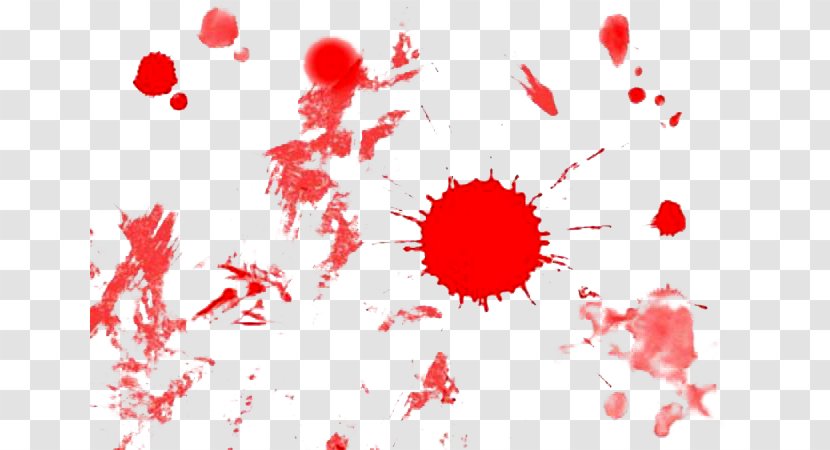 Blood Residue Ink Brush Drop - Stain - Stains Transparent PNG