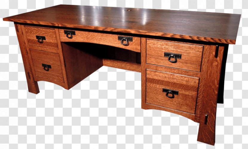 Table Desk Furniture Solid Wood - Stain - Office Transparent PNG