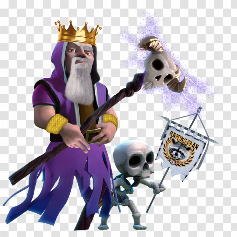 Clash Royale Of Clans Character Game - Purple Transparent PNG