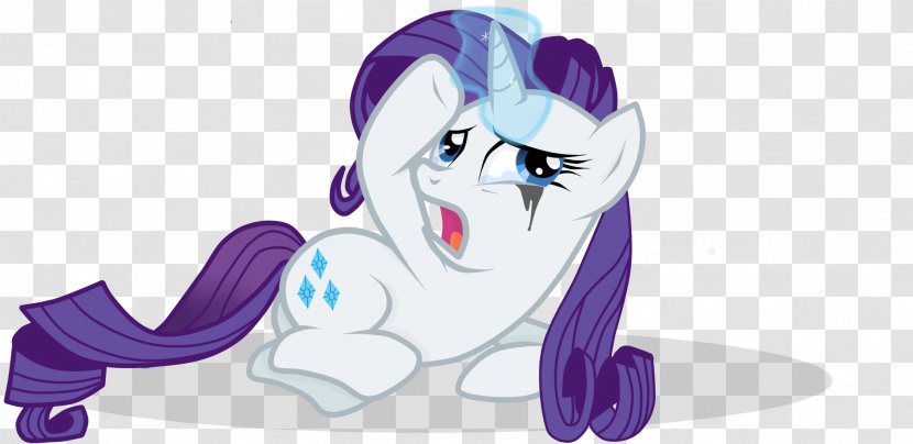 Pony Rarity - Watercolor - Crying Vector Transparent PNG