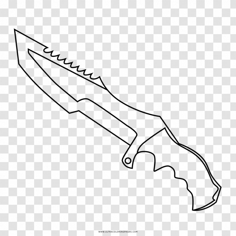 Counter-Strike: Global Offensive Combat Knife Weapon Coloring Book - Hand - EASTER Transparent PNG