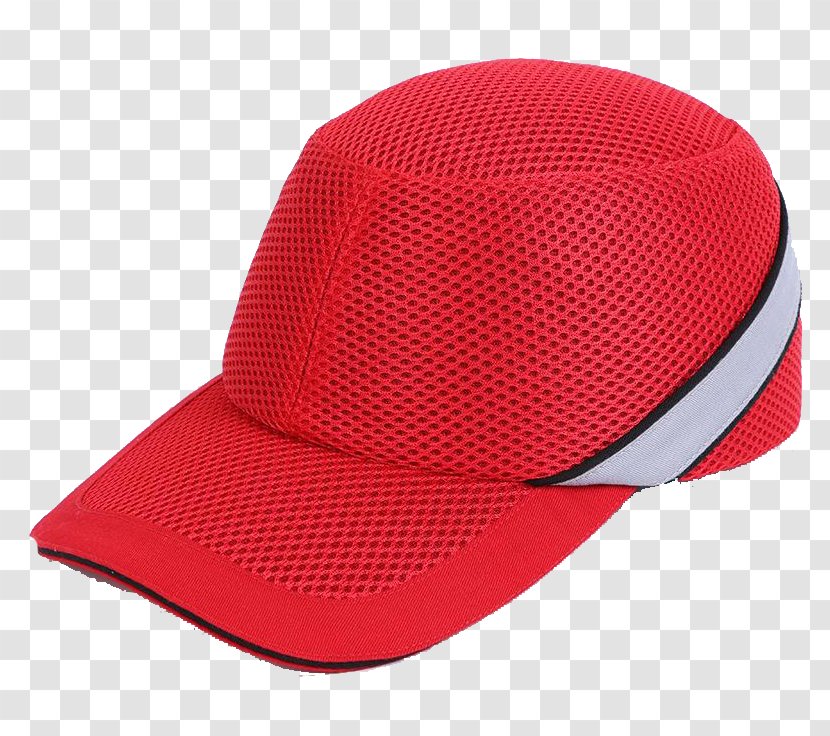 Baseball Cap Red Hat Textile - Cloth Transparent PNG
