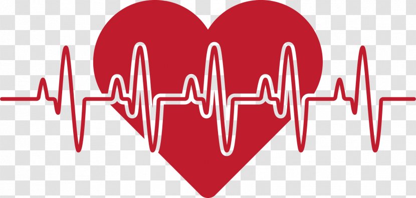 Heart Rate Red Love Pulse - Of Broken Line Transparent PNG