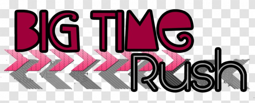Big Time Rush Logo Los Angeles - Pink Transparent PNG