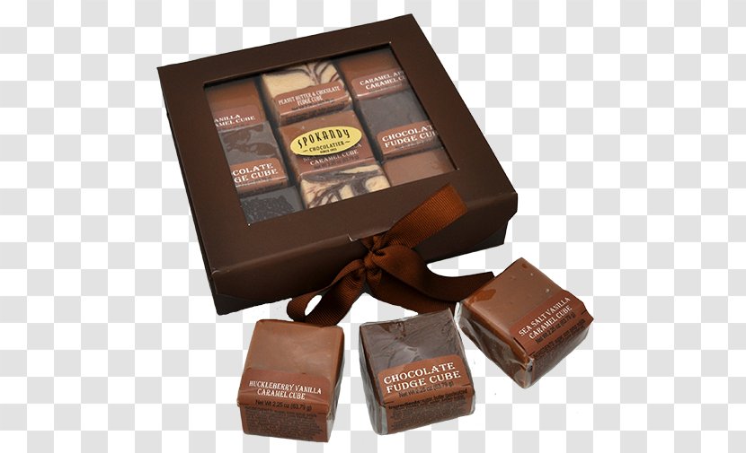 Praline Chocolate Truffle Fudge Bar Chocolatier - Box Transparent PNG