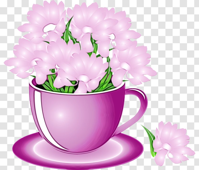 Lavender - Teacup Cut Flowers Transparent PNG