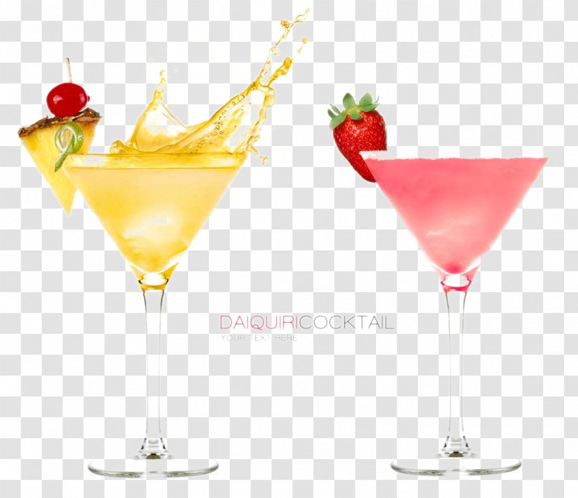 Cocktail Daiquiri Martini Blue Lagoon Stock Photography - Alcoholic Drink - Color Transparent PNG
