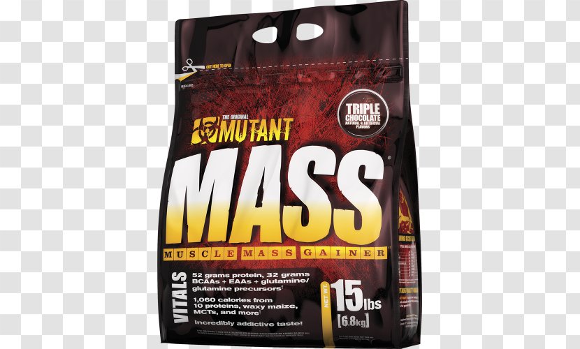 Gainer Bodybuilding Supplement Mass Mutant Dietary - Triple X Syndrom Transparent PNG