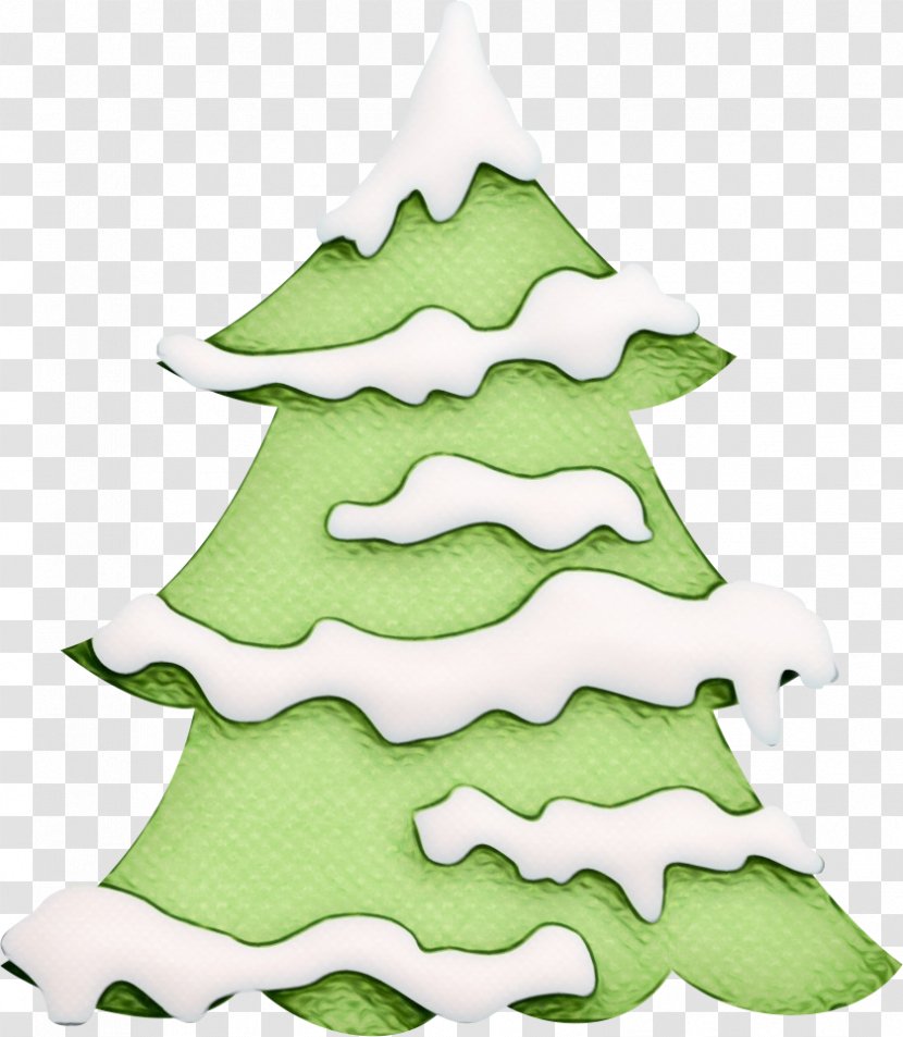 Watercolor Christmas Tree - Decoration - Oregon Pine Plant Transparent PNG