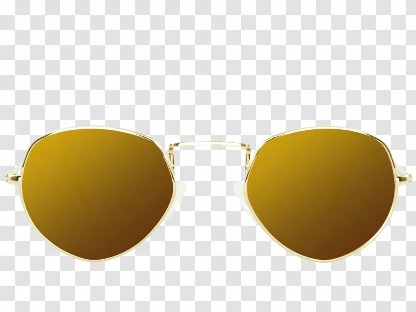 Sunglasses Eyewear Goggles - Brown - Golden Glare Transparent PNG