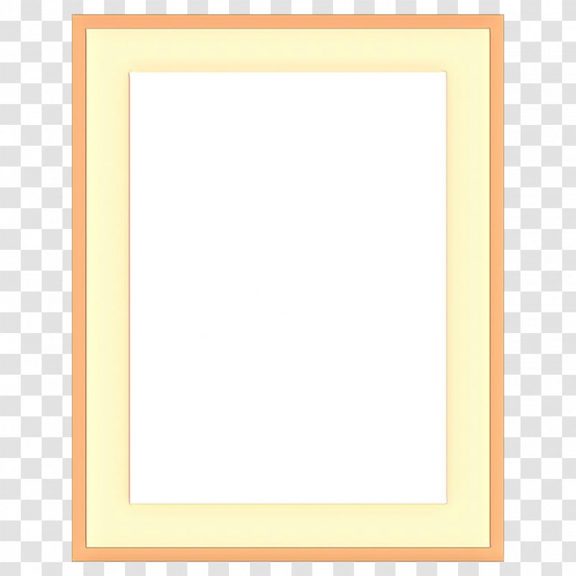 Background Design Frame - Yellow - Interior Rectangle Transparent PNG