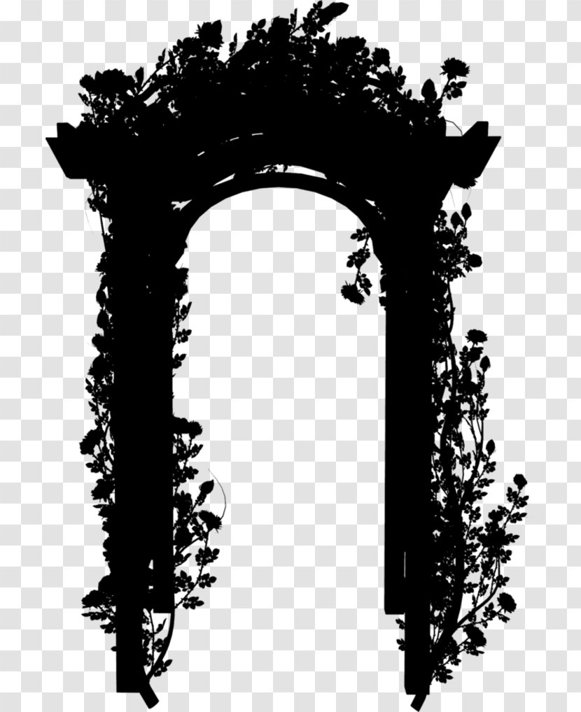 Font Silhouette Tree - Arch Transparent PNG