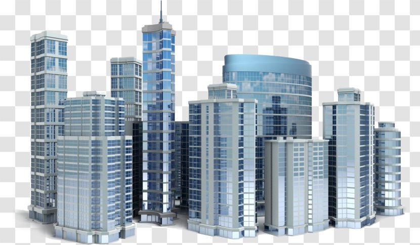 High-rise Building Architectural Engineering Materials General Contractor - Architecture - Skyscraper 3d Model Transparent PNG