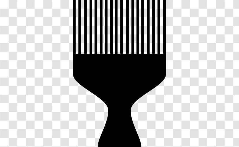 Comb Brush Afro-textured Hair - Shape Transparent PNG