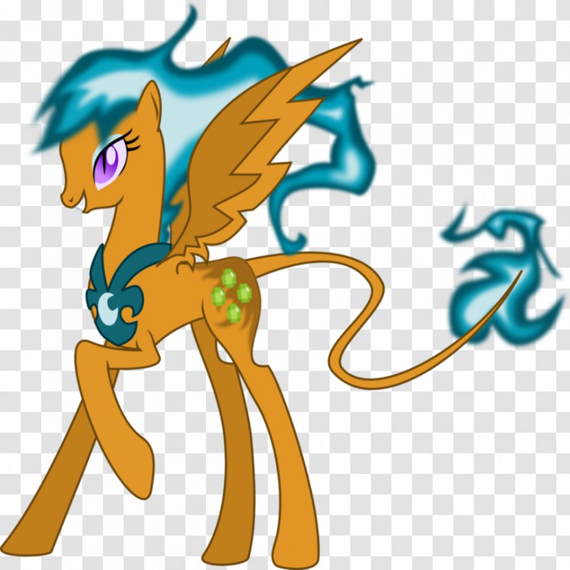 Pony Princess Luna Horse Nightmare Fan Art - Tail Transparent PNG