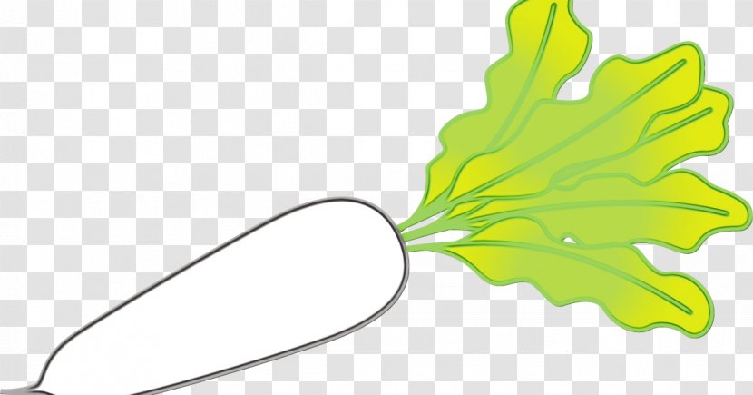 Green Leaf Watercolor - Salad - Plane Plant Transparent PNG