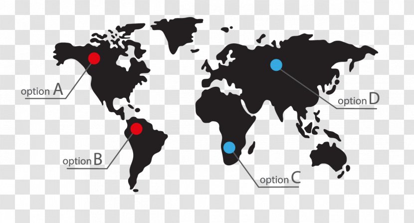 Globe World Map Illustration - Vector Transparent PNG