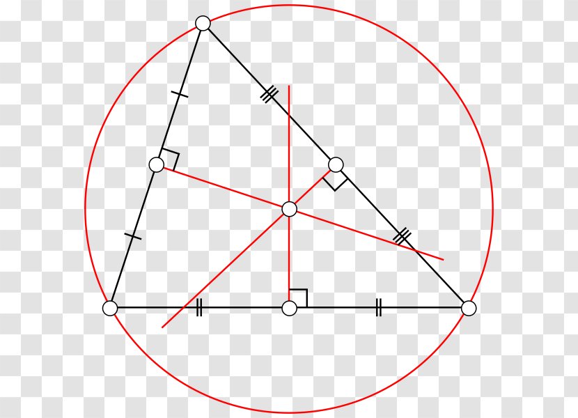 Triangle Center Circumscribed Circle Euler Line Concurrent Lines - Triangles Vector Transparent PNG