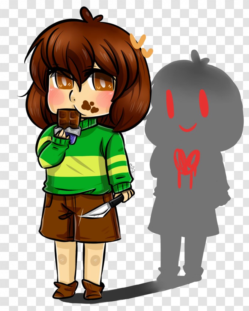 Chocolate Undertale Game Character - Cartoon Transparent PNG