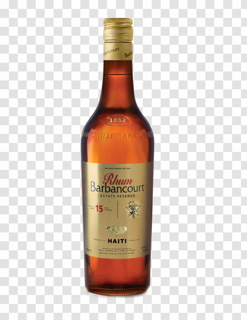 Rhum Barbancourt Distilled Beverage Rum Absinthe Drink - Whiskey Transparent PNG