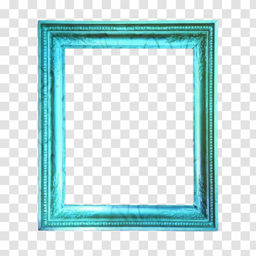 Background Blue Frame - Picture Frames - Interior Design Rectangle Transparent PNG