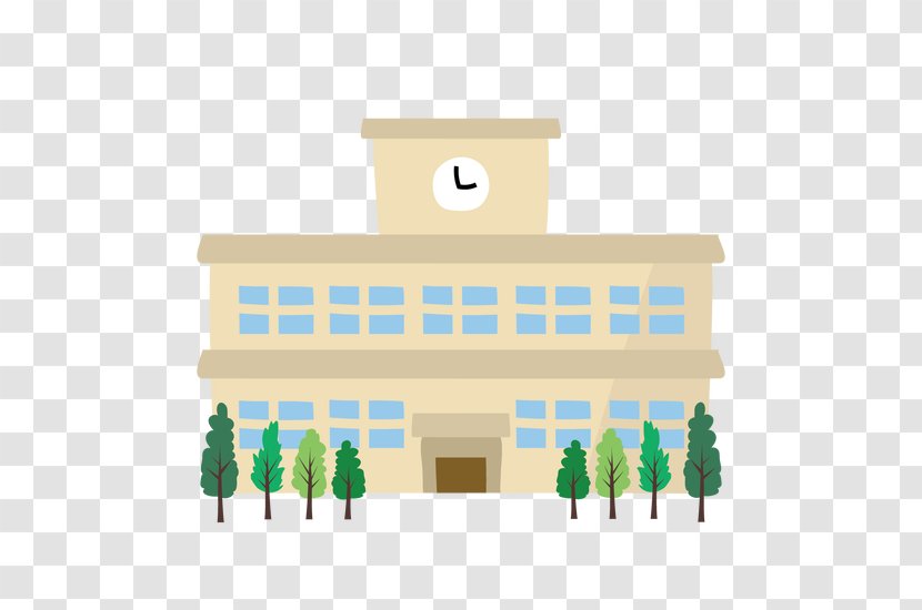 育英館予備校 Hanyū, Saitama Juku Prefectural Fudooka High School - Elevation - 学校 Transparent PNG