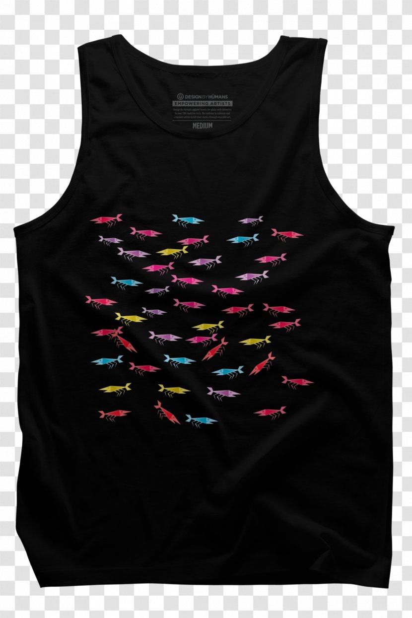 Gilets T-shirt Sleeveless Shirt Black M - Tshirt - Shrimp Transparent PNG