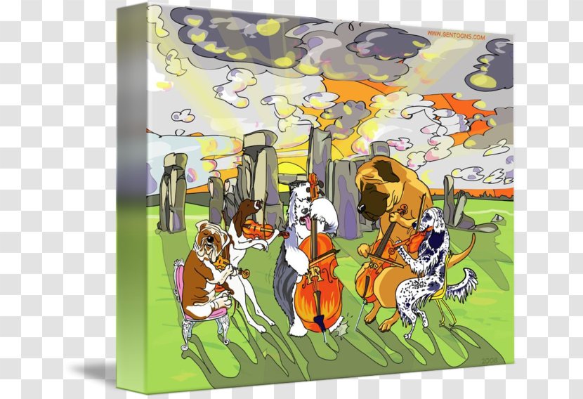 Horse Gallery Wrap Cartoon Canvas Transparent PNG