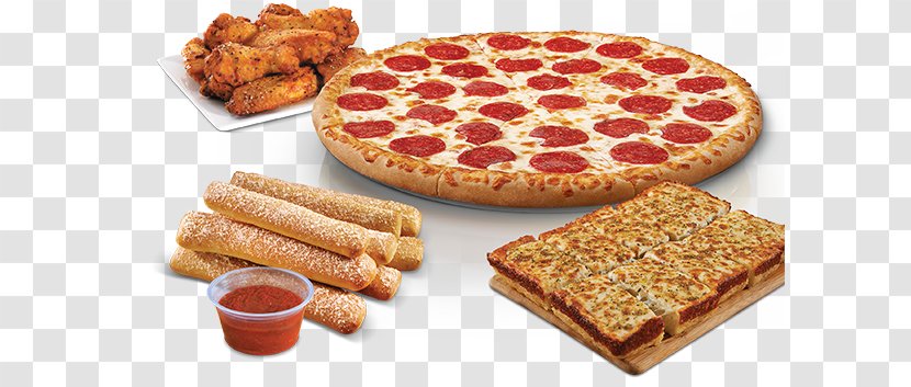 Chicago-style Pizza Little Caesars Take-out Italian Cuisine - Bread Transparent PNG
