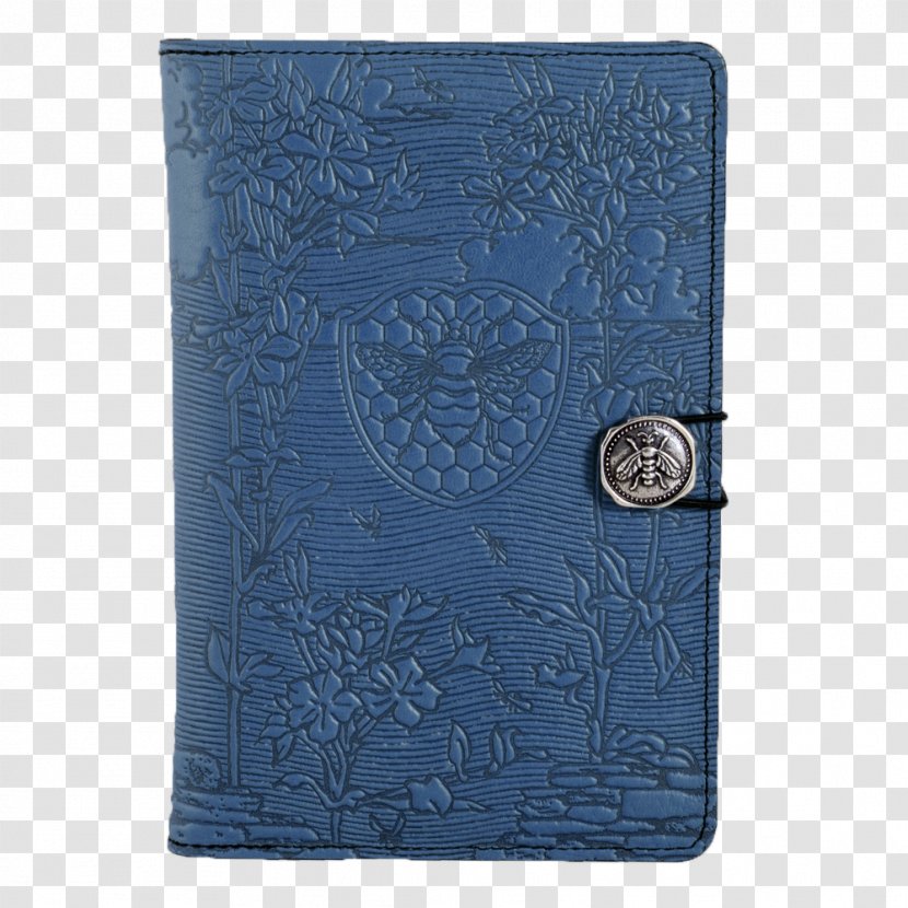 Wallet Rectangle - Blue - Leather Cover Transparent PNG