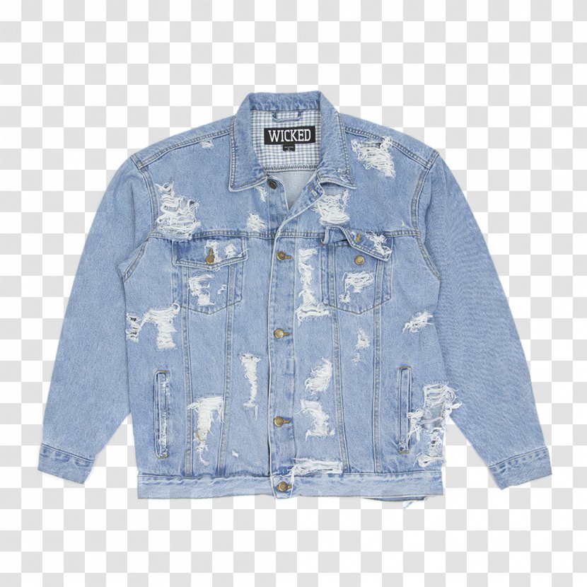 Jean Jacket Denim T-shirt Jeans - With Hoodie Transparent PNG