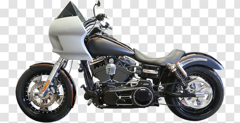 Harley-Davidson Super Glide Motorcycle Fairings Arlen Ness Fairing - Exhaust System Transparent PNG