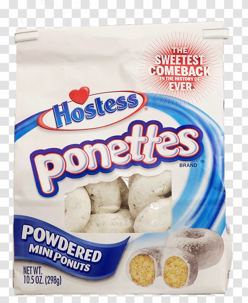 Donuts Twinkie Ho Hos Hostess Powdered Sugar - Food - Ding Dong Transparent PNG