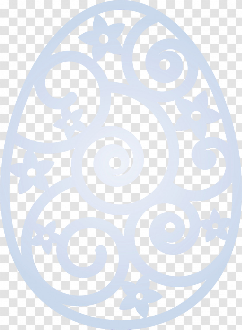 White Pattern Ornament Circle Oval Transparent PNG