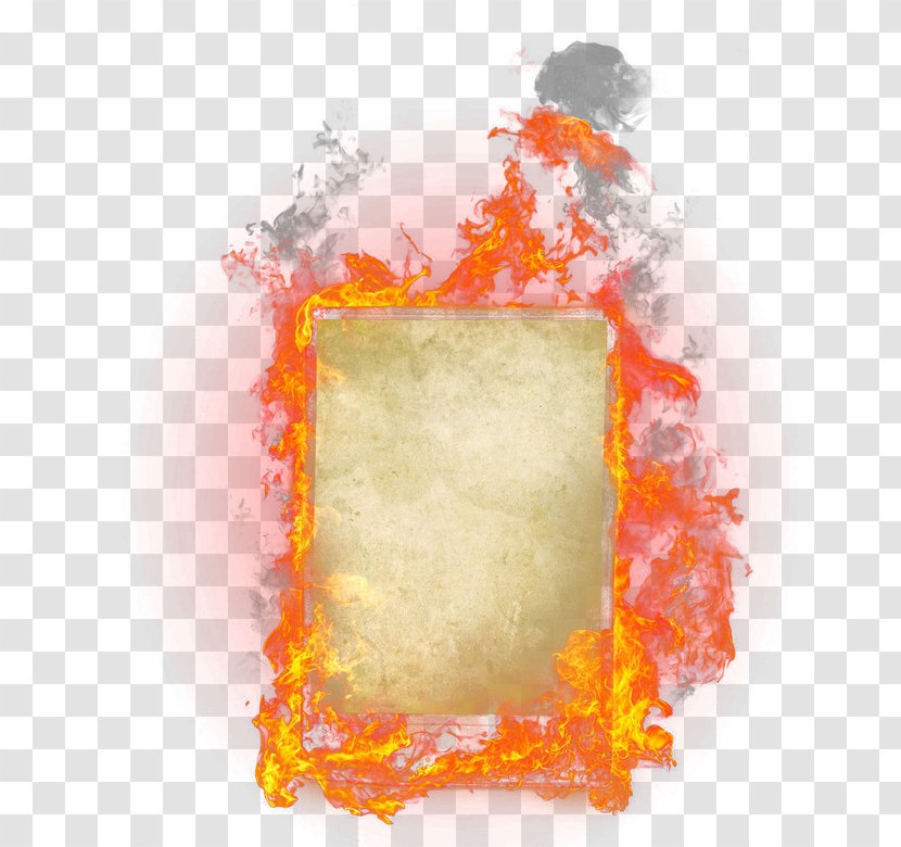 Burning Paper - Heart - Silhouette Transparent PNG