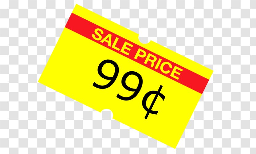 99 Cents Only Stores Sales Penny Promotion - Advertising - Sale Sticker Transparent PNG