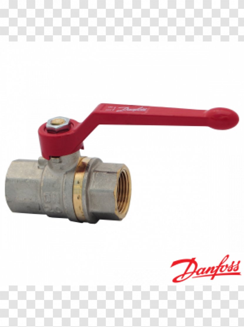 Brass Ball Valve Danfoss Coating Tap - Hardware Transparent PNG