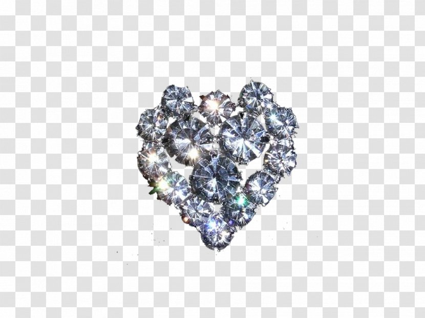 Diamond Designer Heart - Shaped Transparent PNG