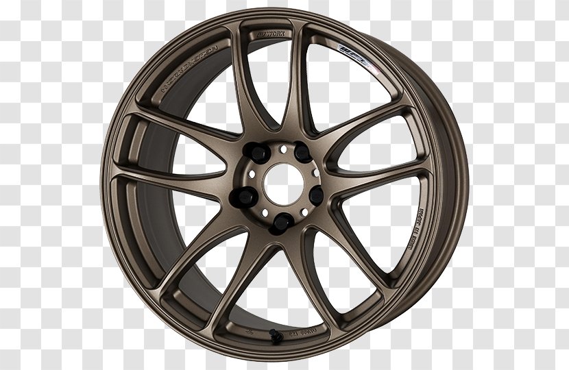 Car WORK Wheels Rim Enkei Corporation - Automotive Wheel System Transparent PNG